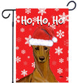 Pharaoh Hound Ho Ho Ho Holidays Garden Flag