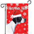 Pointer Ho Ho Ho Holidays Garden Flag