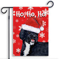 Portuguese Water Dog  Ho Ho Ho Holidays Garden Flag