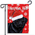 Pug Ho Ho Ho Holidays Garden Flag