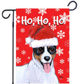 Rat Terrier Ho Ho Ho Holidays Garden Flag