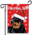 Rottweiler Ho Ho Ho Holidays Garden Flag