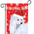 Samoyed Ho Ho Ho Holidays Garden Flag