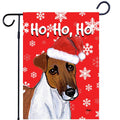 Smooth Fox Terrier Ho Ho Ho Holidays Garden Flag