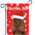 Sussex Spaniel Ho Ho Ho Holidays Garden Flag