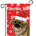 Tibetan Spaniel Ho Ho Ho Holidays Garden Flag