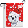 West Highland  White Terrier Ho Ho Ho Holidays Garden Flag