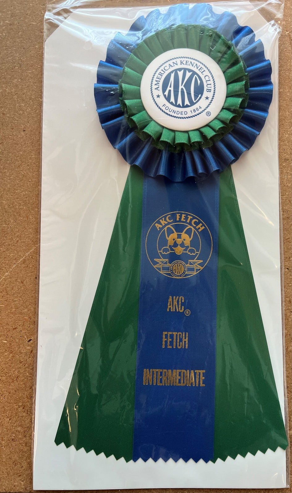 AKC Fetch Dog Rosette