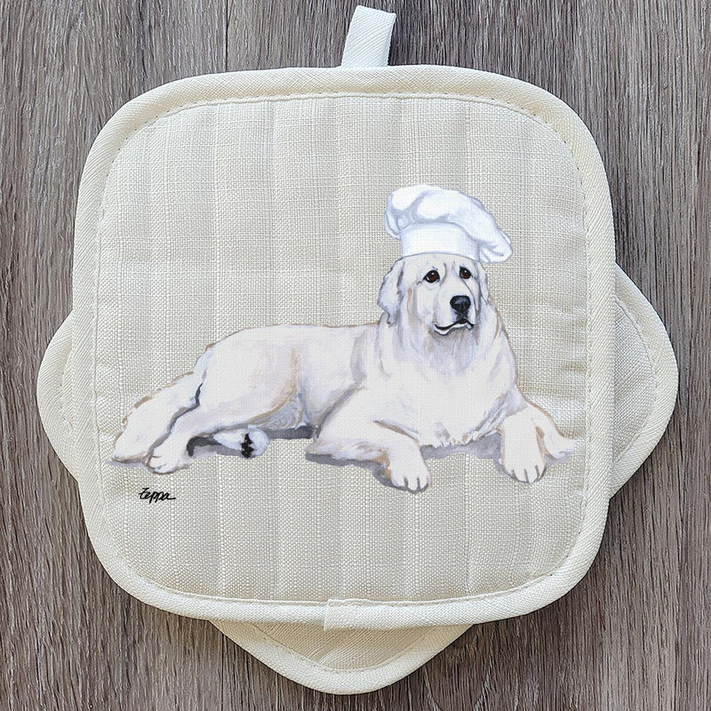 Great Pyrenees  Pot Holder Set
