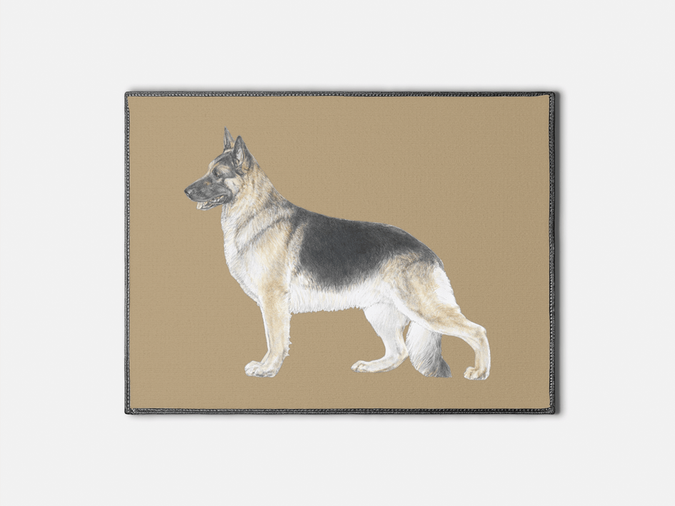 German clearance shepherd doormat