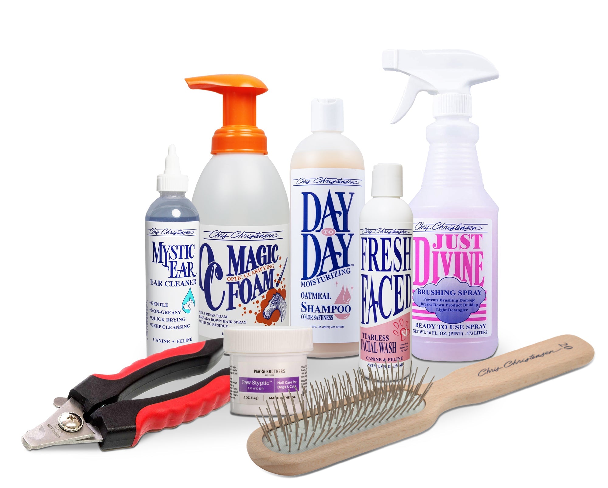 Dog grooming brush clearance kit