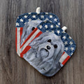Havanese  Americana Pot Holder Set
