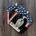 Havanese  Americana Pot Holder Set
