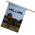 American Water Spaniel House Flag