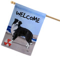Border Collie House Flag