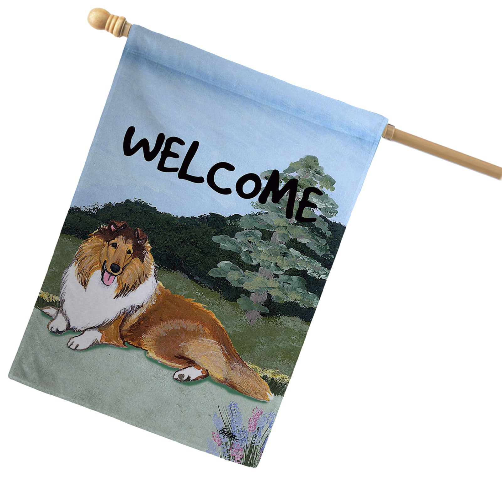 Collie House Flag | AKC Shop