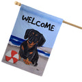 Dachshund House Flag