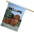 Dachshund House Flag