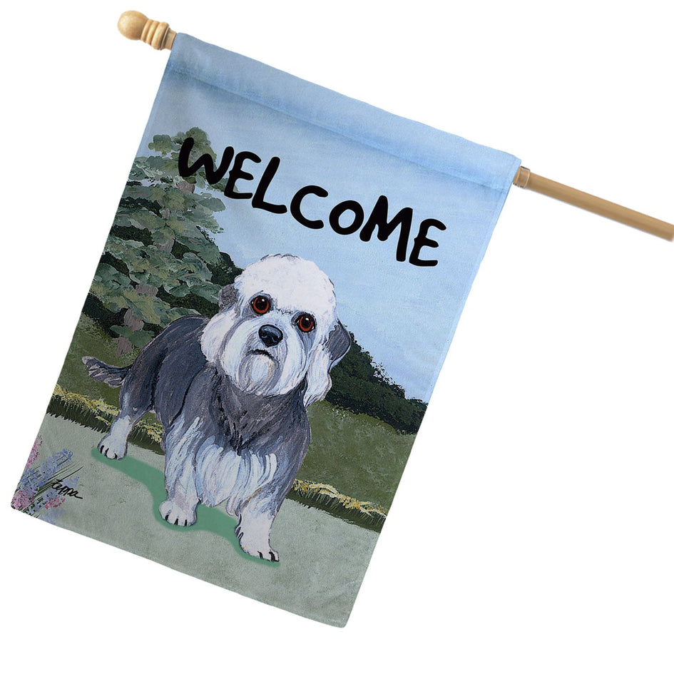 Dandi Dinmont Terrier House Flag