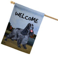 English Cocker Spaniel  House Flag