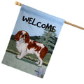 English Toy Spaniel House Flag