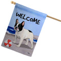 French Bulldog House Flag