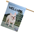French Bulldog House Flag