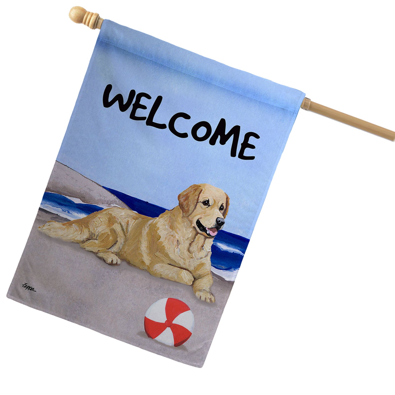 Golden Retriever House Flag | AKC Shop
