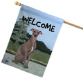 Italian Greyhound House Flag