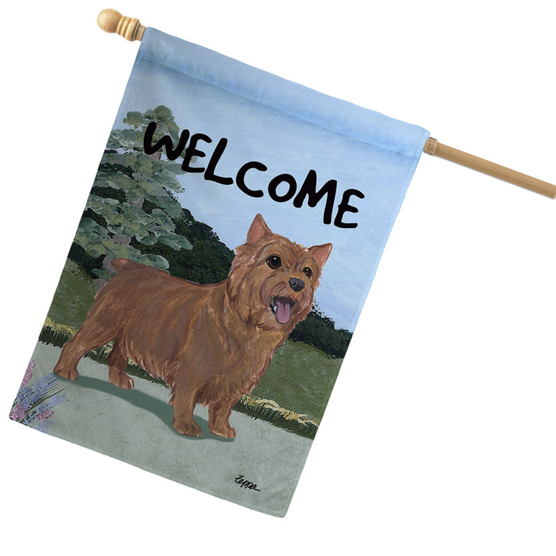 Norwich Terrier House Flag