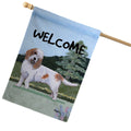 Petite Basset Griffon Vendeen House Flag