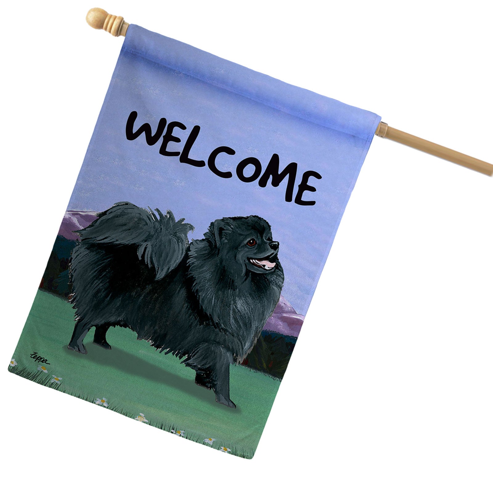 Pomeranian House Flag | AKC Shop