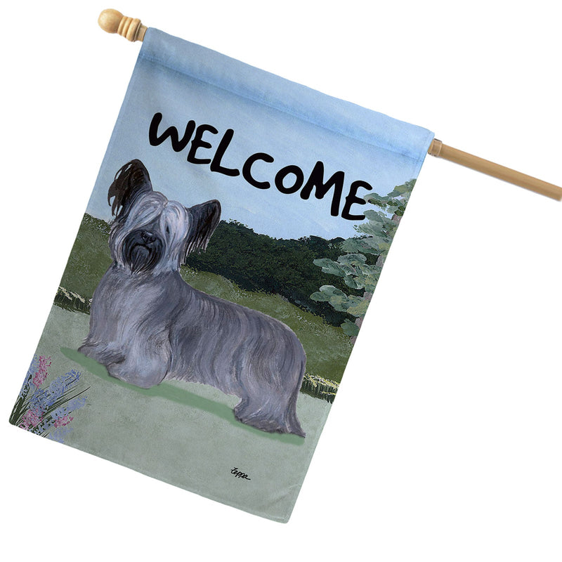 Skye Terrier House Flag