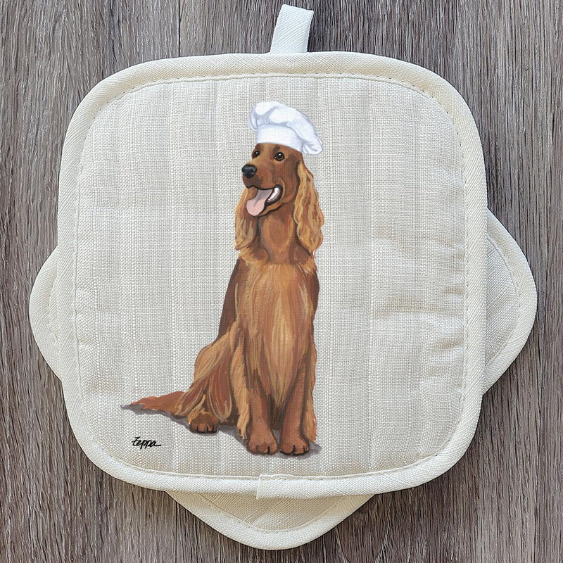 Irish Setter  Pot Holder Set