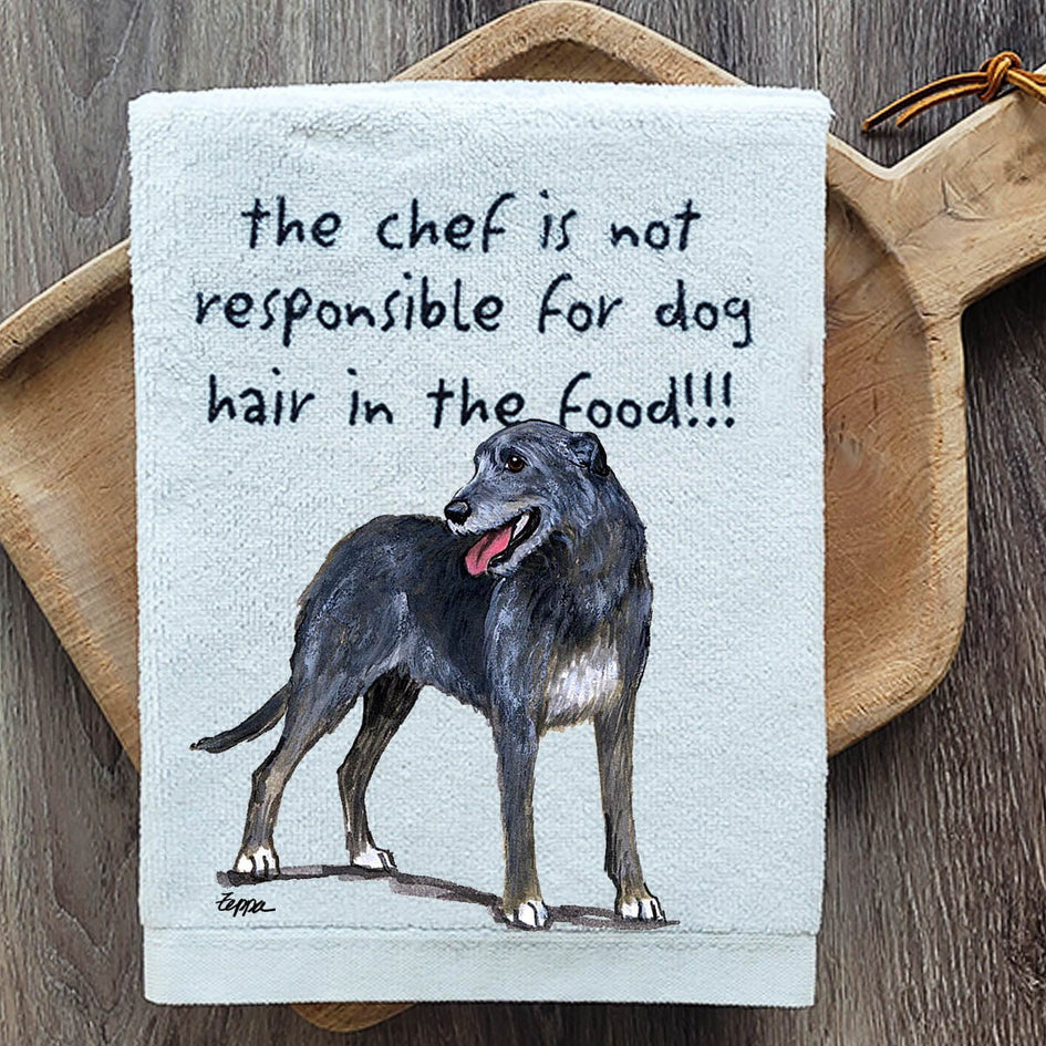 Irish Wolfhound Dish Towel