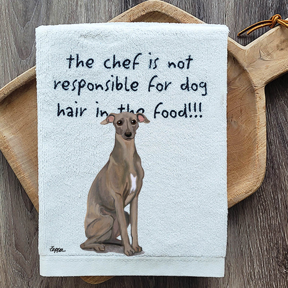 Italian Greyhound Dish Towel