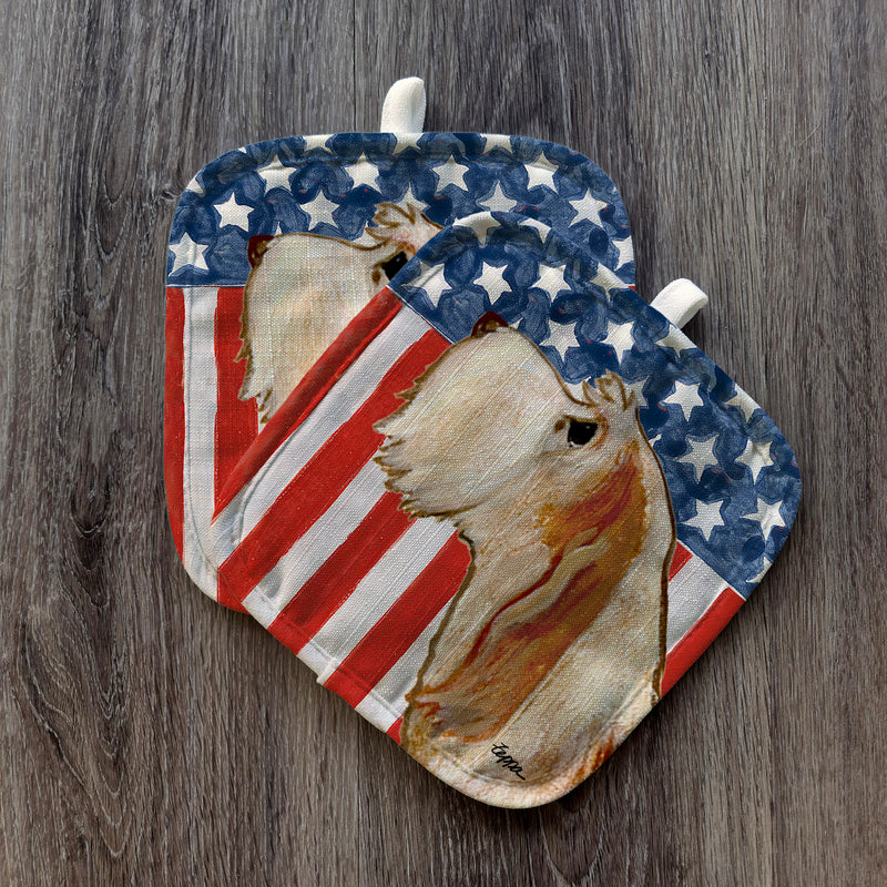 Spinone  Italiano   Americana Pot Holder Set