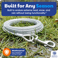 American Kennel Club AKC Heavy Duty Steel Tie-Out Cable for Dogs
