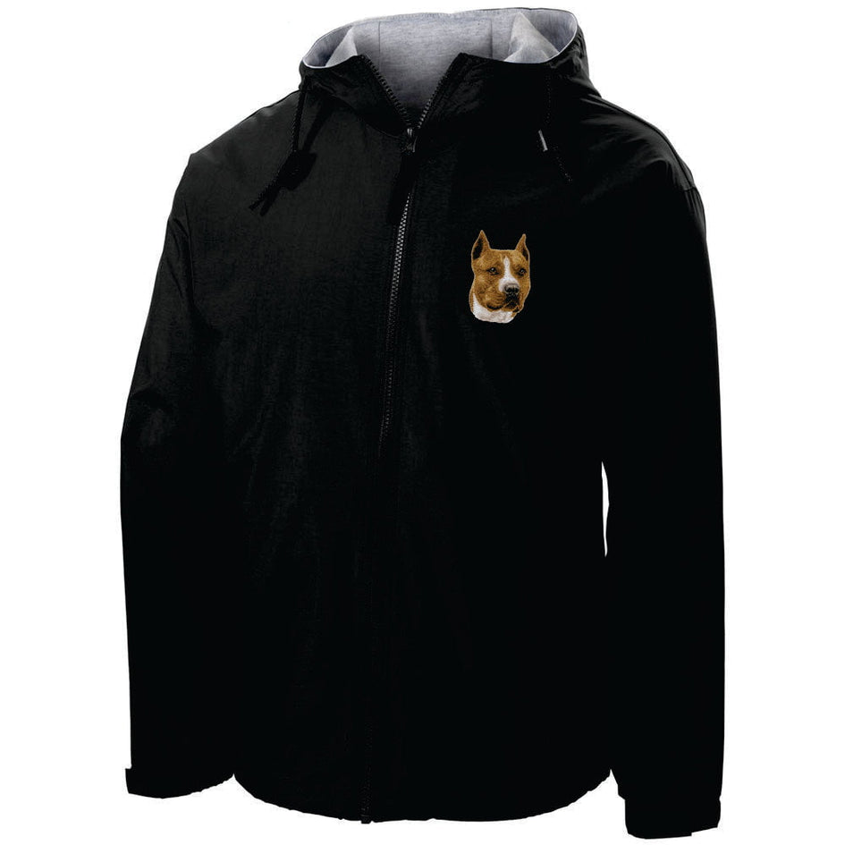 American Staffordshire Terrier Embroidered Hooded Jacket
