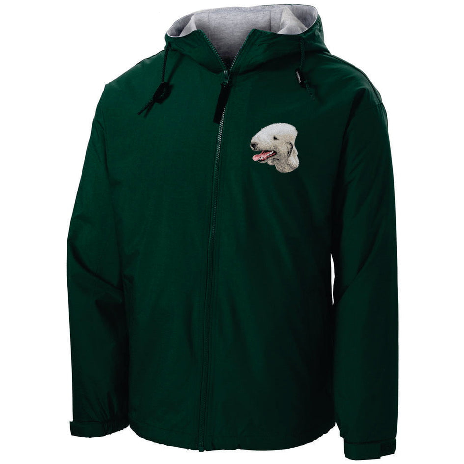 Bedlington Terrier Embroidered Hooded Jacket