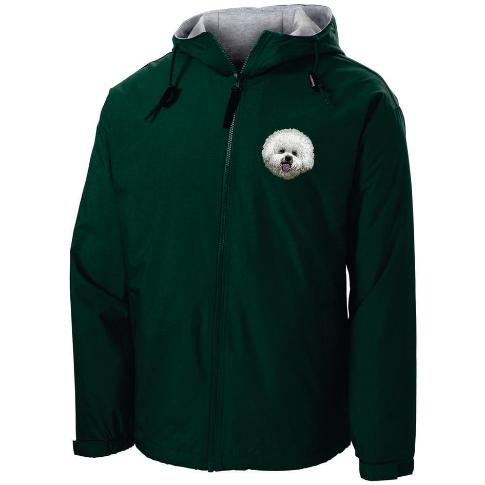 Bichon Frise Embroidered Hooded Jacket