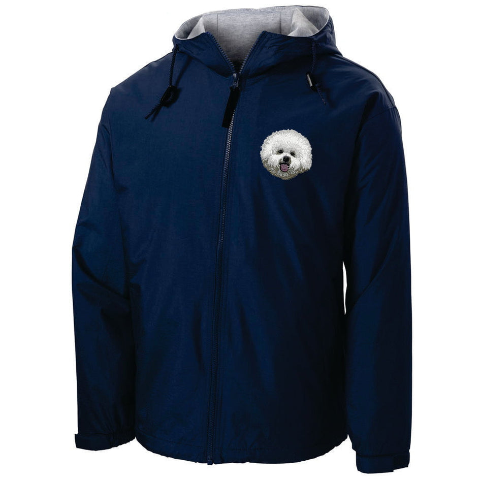 Bichon Frise Embroidered Hooded Jacket