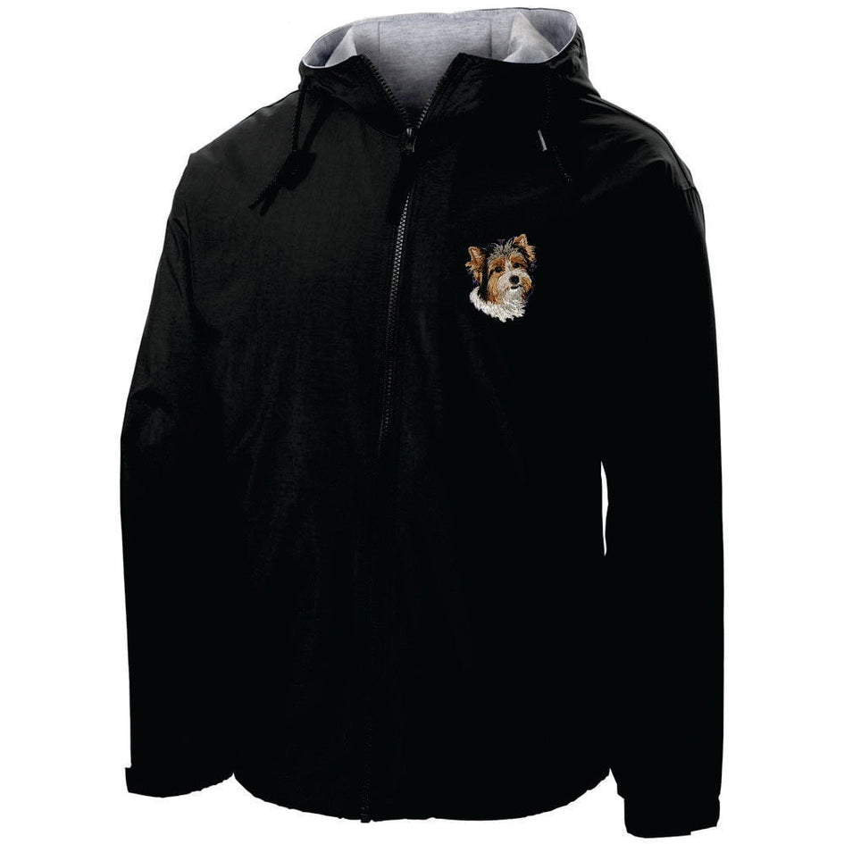 Biewer Terrier Embroidered Hooded Jacket