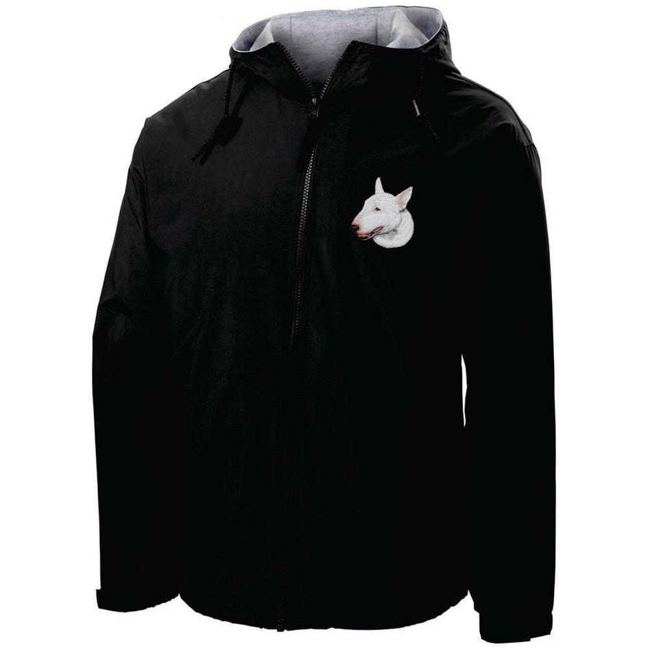 Bull Terrier Embroidered Hooded Jacket