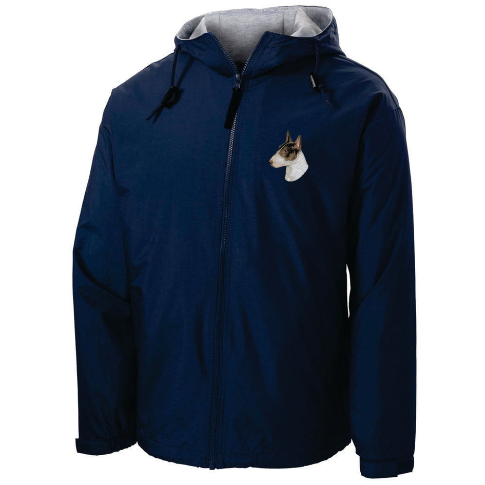 Bull Terrier Embroidered Hooded Jacket