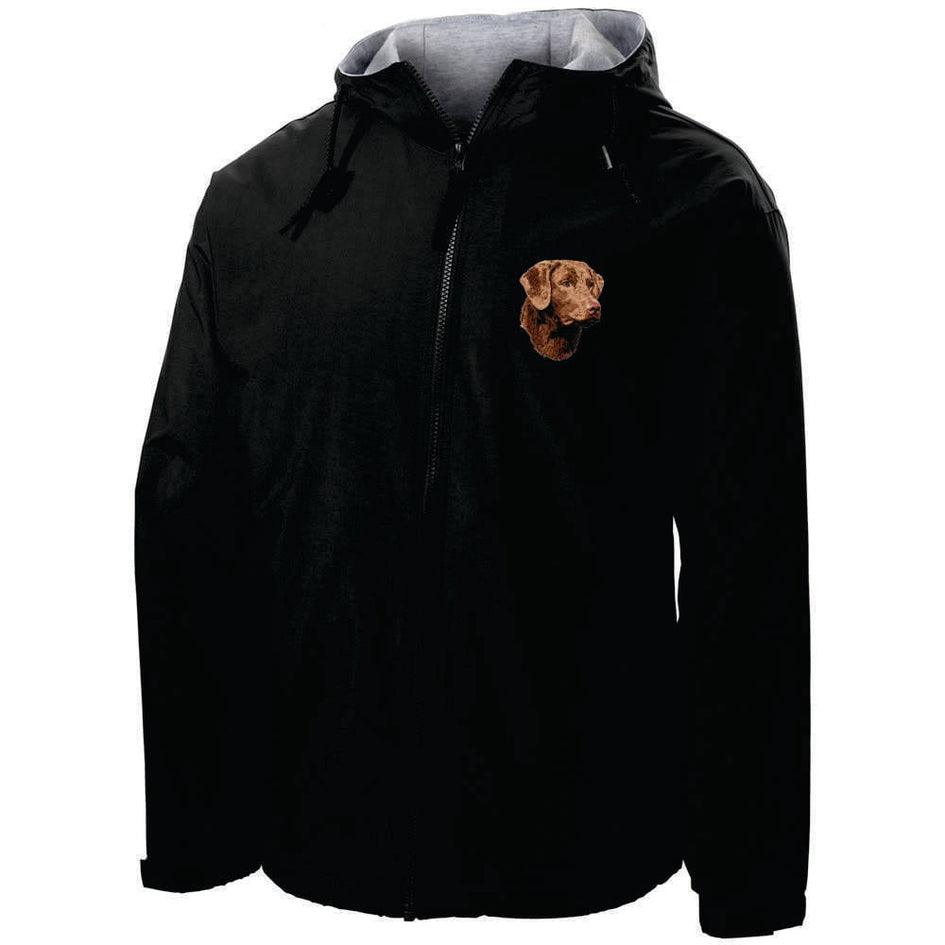 Chesapeake Bay Retriever Embroidered Hooded Jacket