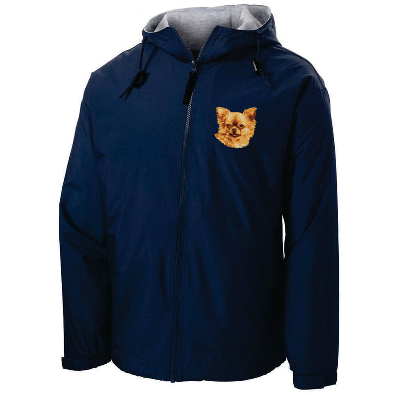 Chihuahua Embroidered Hooded Jacket