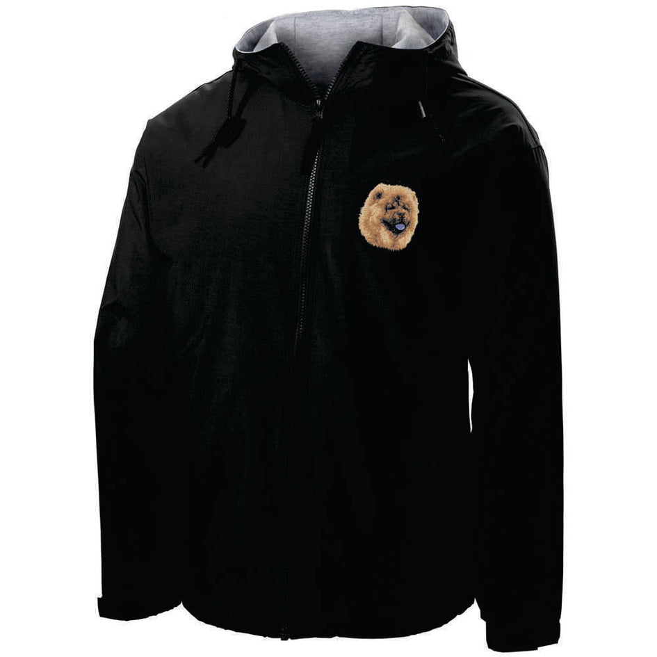 Chow Chow Embroidered Hooded Jacket