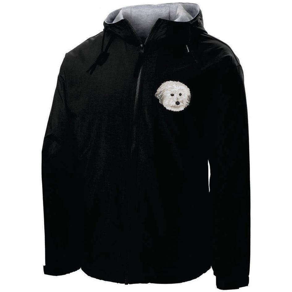 Coton de Tulear Embroidered Hooded Jacket