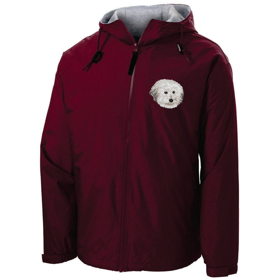 Coton de Tulear Embroidered Hooded Jacket
